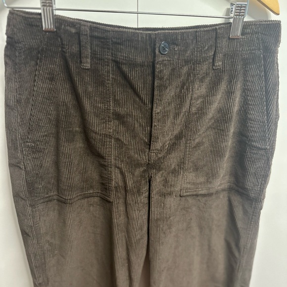 Madewell Brown Wide‑Leg Corduroy Pants - Picture 3 of 12